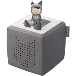 Tonies Toniebox Starterset Anthrazit (Kreativ-Tonie), Lautsprecher